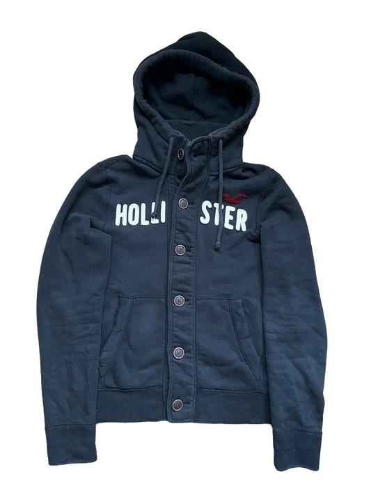 Blå Hollister Hoodie str M